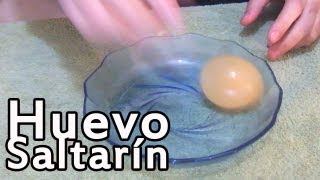 Huevo saltarín │ Experimento Fácil de Química [upl. by Jaella]