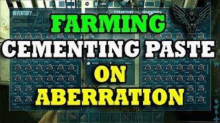 Best cementing paste farming options in aberration [upl. by Nylynnej]