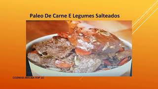 Paleo De Carne E Legumes Salteados [upl. by Yrreiht]