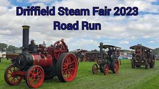 Driffield Steam Fair 2023  Road Run [upl. by Neetsuj]