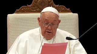 Discurso del Papa Francisco a las autoridades sociedad civil y cuerpo diplomático en Singapur [upl. by Ellertal819]