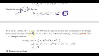 MATH 2414  Sum of Geometric Series [upl. by Particia628]