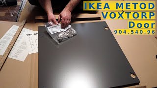 IKEA METOD VOXTORP 90454096 Door 60x60 cm UTRUSTA Hinge 110 ° 80524882 an instructional video [upl. by Lekkim]