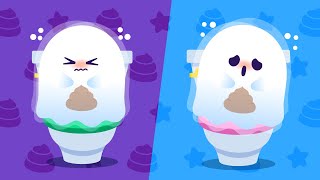 Halloween Villains Poop 👻💩🚽  Nursery Rhymes  Sing Along  Kids Songs  Lotty Friends [upl. by Ailimaj791]