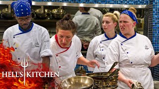 Steve’s Silent Struggle amp Josie’s Garnish Errors Baffle Chef Ramsay  Hell’s Kitchen [upl. by Ailgna]