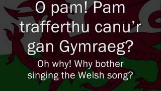 Y Gan Gymraeg  Bryn Fon geiriau  lyrics [upl. by Aehsan930]