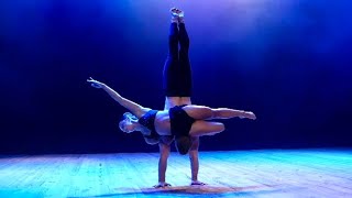 MP Art Duo  Acrobatic Adagio Full Act  Cover Billie Eilish Khalid  Lovely [upl. by O'Conner]