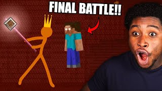 HEROBRINE VS THE KING  Animation vs Minecraft Shorts 30 [upl. by Siurtemed]