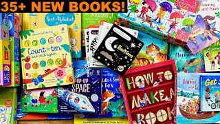 TOP 35 BOOKS for TODDLERS PRESCHOOLERS amp BABIES Numbers Letters Colors and Interactive Books [upl. by Nerb]