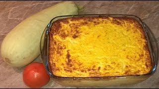 Запеканка из кабачков с сыром и яйцом Кабачковая запеканка Пирог из кабачков [upl. by Acihsay327]