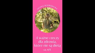 4 ważne rzeczy dla zdrowia które nie są dietą Odcinek 45 [upl. by Deeas]