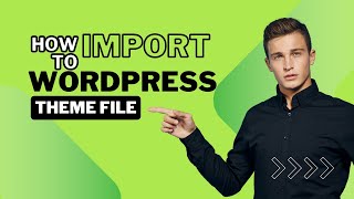 How to import WordPress theme file through xml [upl. by Lesak]