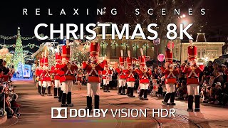 Disneyland Christmas Parade 8K Dolby Vision HDR  Night Time Lights Edition Full Show [upl. by Eolcin]