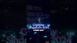 Coldplay in Singapore 2024 opening night [upl. by Nerua919]