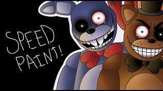 Five Nights At Freddys SPEEDPAINT [upl. by Dimond342]