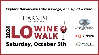 2024 Lake Oswego Wine Walk Lake Oswego Chamber of Commerce [upl. by Raymund]