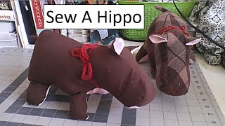 Sew a Hippo Detailed Version [upl. by Gretal]