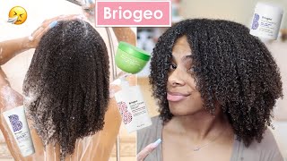 I Tried Briogeo on my Type 4 Low Porosity Natural Hair  Briogeo Wash Day  Type 4 Friendly 🤔🥴 [upl. by Nlyak79]