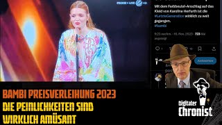 Bambi Preisverleihung 2023  Die Peinlichkeiten sind wirklich amüsant [upl. by Trubow]