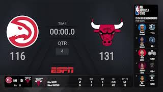 Atlanta Hawks  Chicago Bulls  SoFiPlayIn on ESPN Live Scoreboard [upl. by Bettye]