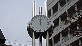 成増駅南口 うたの時計台 1200♪雀の学校 [upl. by Renat]