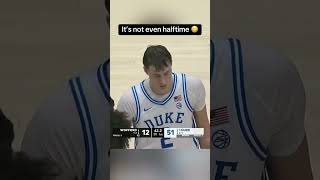 Duke is dominating Wofford 😧 shorts [upl. by Schaefer643]