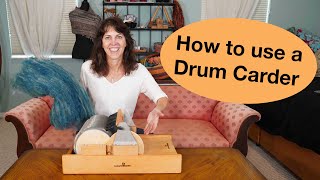 How to Use a Drum Carder to Process Fiber [upl. by Adnarahs]