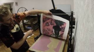 Colour lithography printing [upl. by Stieglitz]