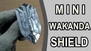 DIY  making a mini wakanda shield [upl. by Aicnom734]