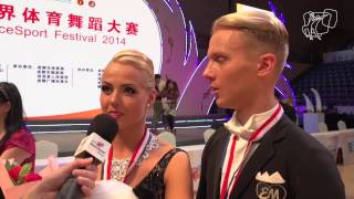 ITV Sodeika  Zukauskaiti LTU  2014 World Cup STD F  DanceSport Total [upl. by Arbe]