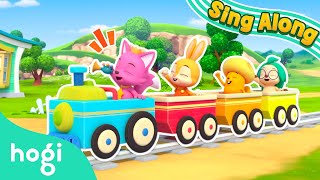 Train Song Down by the Station｜Chug Chug Toot Toot 🚂｜Sing Along with Hogi｜Pinkfong amp Hogi [upl. by Fortunio]