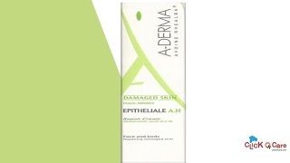 ADerma Epithelliale Skin Repair Cream On ClickOnCare [upl. by Nylcaj]