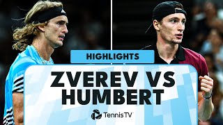 Alexander Zverev vs Ugo Humbert Highlights  Paris 2023 [upl. by Jt]