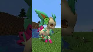 I made custom MEGA Eeveelutions pokemon pixelmon minecraft pixelmonserver [upl. by Atthia]