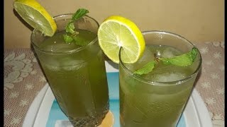 Pudina sharbat recipe Mint sharbat Mint mojito Nimbu pani Nimbu pudina sharbat [upl. by Rochus668]