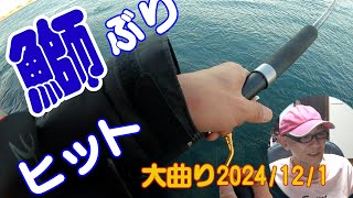 静岡県湖西市 浜名湖新居海釣り公園 青物釣り ショアジギング 大曲り開幕です。 釣れたぜ、ばらしたぜ、楽しい12月1日の大曲り [upl. by Liggitt]