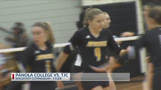 TJC volleyball beats Panola College 31 [upl. by Asia]