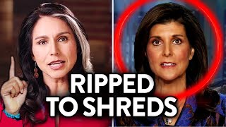 NEW Tulsi Gabbard Responds Brutally To Nikki Haleys Latest DISGUSTING Smear [upl. by Niuqaoj]