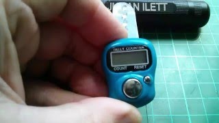 eBay Cheap amp Cheerful 1  53p LCD Electronic Tally Counter [upl. by Leavitt]