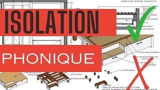 Isolation plancher bois  Comment isoler un plancher bois phoniquement [upl. by Anilev886]