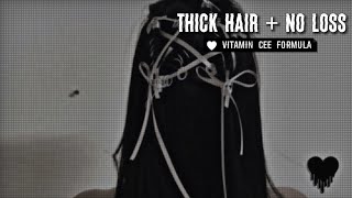 thick healthy hair  anti hair loss and thinning  subliminal [upl. by Oneladgam985]