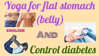 Yoga for flat stomach bellyand control diabetesENGLISH2024namanayoga [upl. by Landy907]