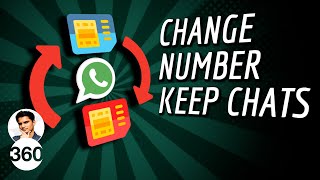 WhatsApp Number Change How to Move All Your Chats to a New Number Without Losing Data [upl. by Grefer]