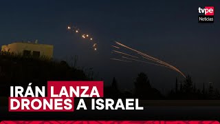 Irán lanza drones hacia Israel [upl. by Allayne447]