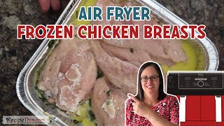 Air Fryer Chicken Breast from meal prep to frozen to cooked [upl. by Gnoud]