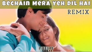 Bechain Mera Yeh Dil Hai  Remix  Alka Yagnik  Udit Narayan [upl. by Salis]