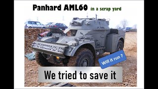 Panhard AML60 found in scrap yard [upl. by Eleaffar269]