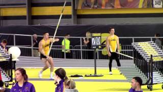 2017 Hawkeye Challenge Pole Vault Andy Jatis and Josh Pelock [upl. by Henriha]