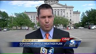 Gov Mary Fallin announces severe weather safety plan [upl. by Obed]