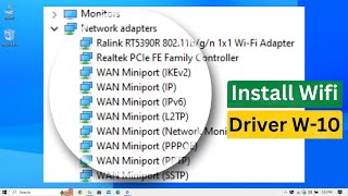 How to Install Wifi Driver in Windows 10 [upl. by Jorin762]